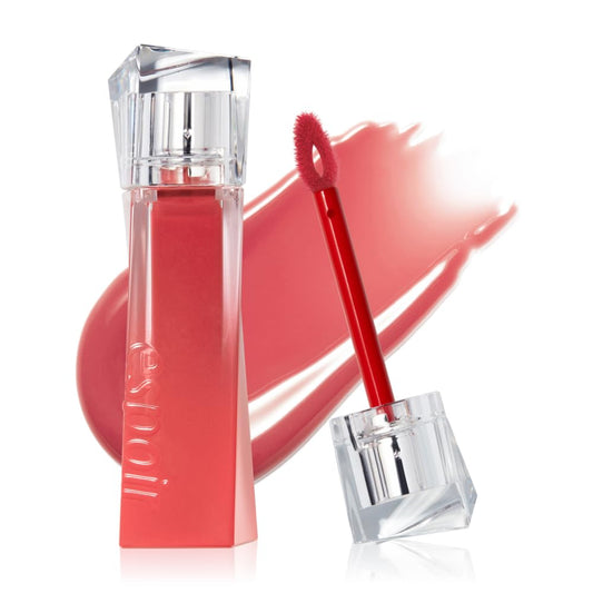 Espoir Couture Lip Tint Glaze #3 Chillin’ Chillin’ 0.19oz | Volumizes & High-Shine Lip Plumper | Long-Lasting Vibrant Color | Thickening radiance Lip Stain | Tinted Lip Moisturizer | Korean Lip Makeup