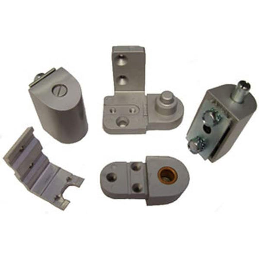 Offset Pivot Right Hand Aluminum Durable YKK Style Silver Steel