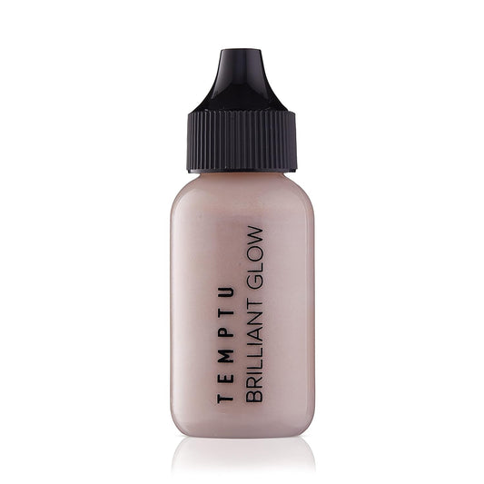 TEMPTU Brilliant Glow Illuminating Primer & Skin Perfector: Hydrating Formula, Natural-Looking, Luminous Glow, Primes & Perfects Complexion, Available In 2 Shades