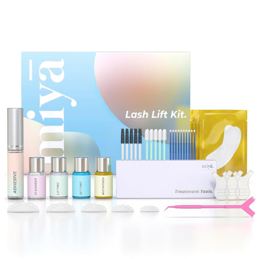 Lash Lift Kit | Keratin Eyelash Perm Kit | Semi Permanent LVL Curling & Lifting Eyelashes | Includes All Tools & Accessories | Professional Result | Home & Salon Use | Vegan Eyelash Lift Kit