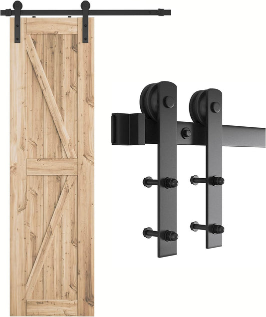 SMARTSTANDARD 4.0ft Heavy Duty Sturdy Sliding Barn Door Hardware Kit - $30