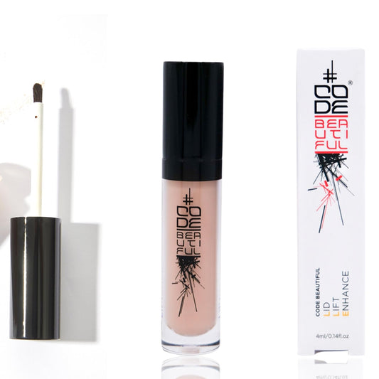 Eye Primer, Eye concealers, Eyelid Primer, eyeshadow Primer, Eyelid Lift - The Antidote To Tired Eyes - Vegan Cruelty Free Make-up - CODE Beautiful LLE Lid Lift Enhance (Light Hearted)
