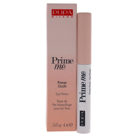 PUPA Milano Prime Me Eye Primer - Smoothing And Pore-Filling Makeup Base For Eyes - Ultra Soft Texture Grips Onto Skin For Seamless Results - Ideal For All Skin Types - Oil-Free - 001 Nude - 0.14 Oz
