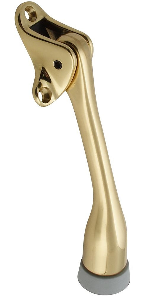 National Hardware N198-085 V1938 Kickdown Door Stop, 5", Solid Brass