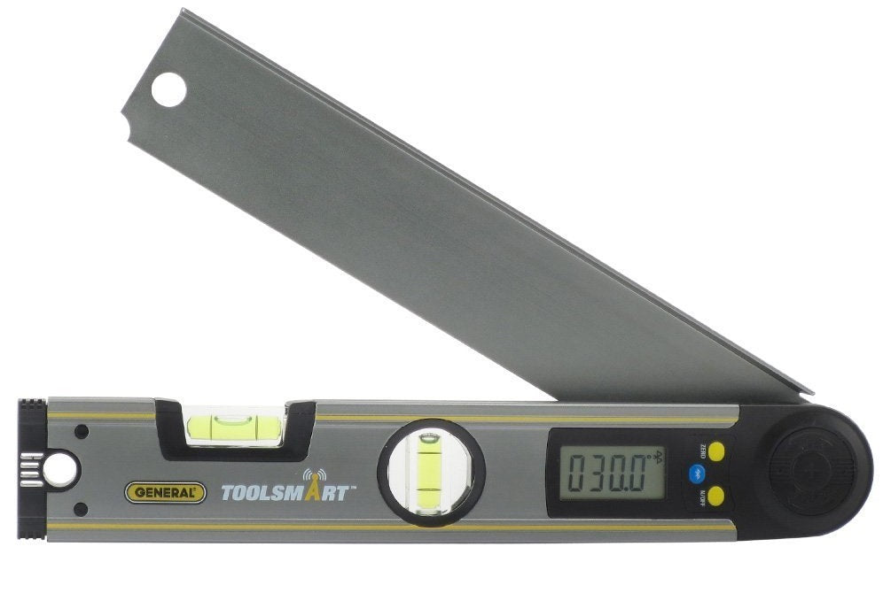 General TS02 ToolSmart Digital Angle Finder, 2" x 12"