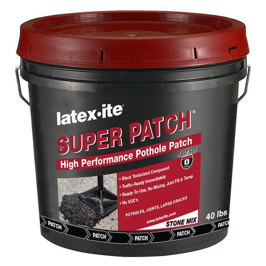3.5 Gal. Super Patch Pavement Sealant Driveway Asphalt Concrete