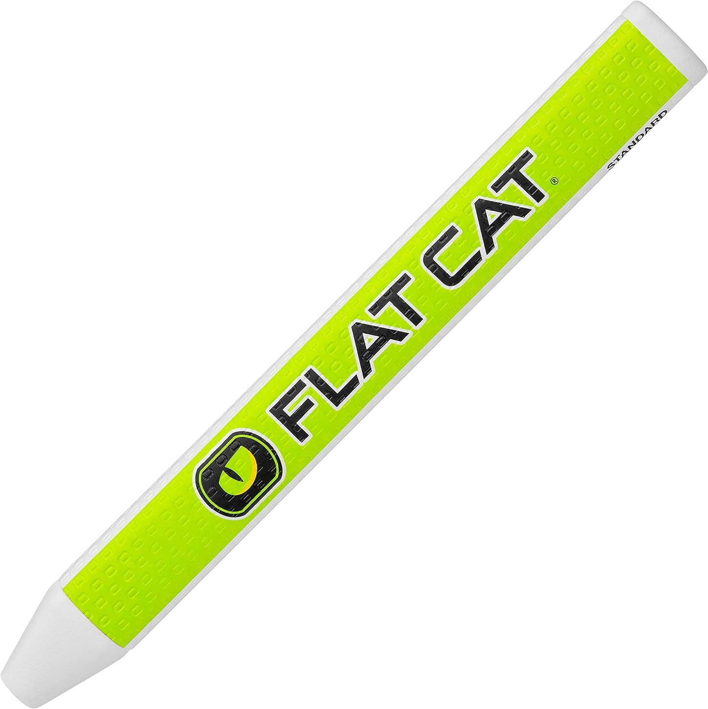 FLAT CAT Putter Grip, Standard 8707NT, Slightly Oversized Non-Tapered Golf Grip, Flat Sides Put The Feeling of A Square Putter Face in The Palm of Your Hand, 12.2”L X 1.37”W, Weighs 68g