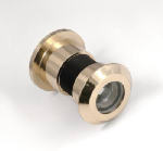 First Watch Security 2330 180-Degree Jumbo Door Viewer, Polished Brass