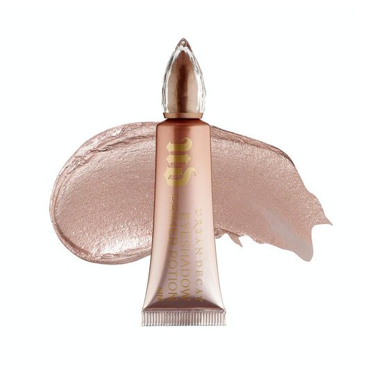 Urban Decay Eyeshadow Primer Potion, Sin - Award-Winning Pale Nude Shimmer Eye Primer for Crease-Free Eyeshadow & Makeup Looks - Lasts All Day - Great for Oily Lids - 0.33 fl oz