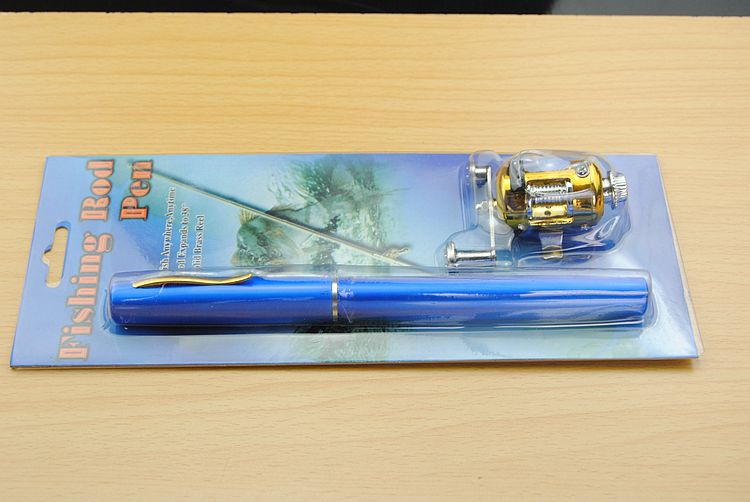 Telescopic drum pen rod fishing gear set - Blue Force Sports