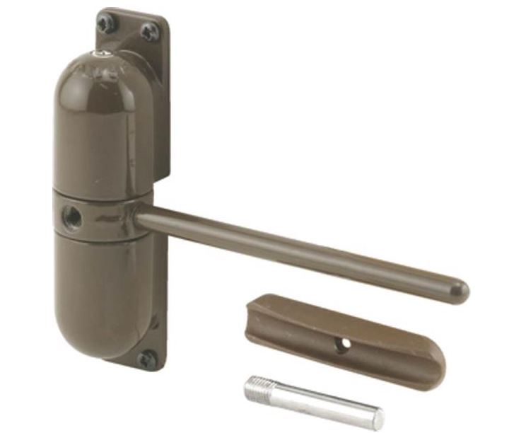 Prime Line KC17HD Safety Spring Door Closer, 4-3/4", Brown