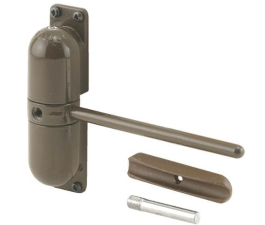 Prime Line KC17HD Safety Spring Door Closer, 4-3/4", Brown