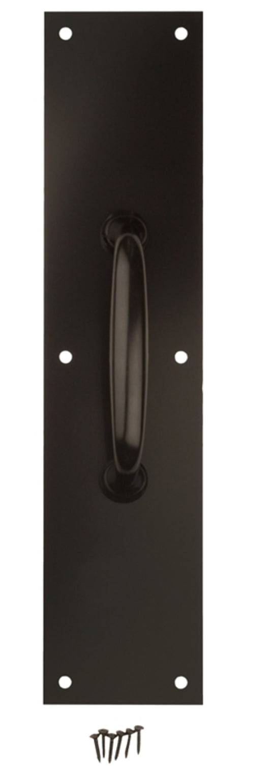National Hardware N270-402 Pull Plate, Oil Rubbed Bronze