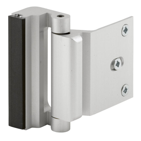 Prime Line U-10827 Defender Security Door Blocker Entry Door Stop, Satin Nickel