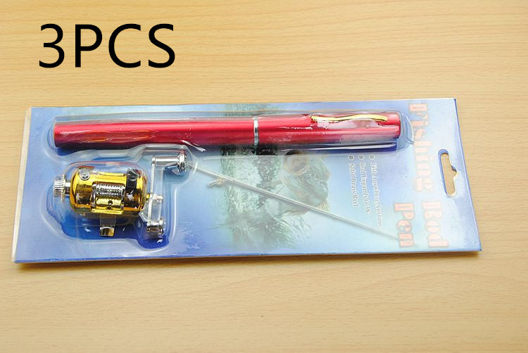Telescopic drum pen rod fishing gear set - Blue Force Sports