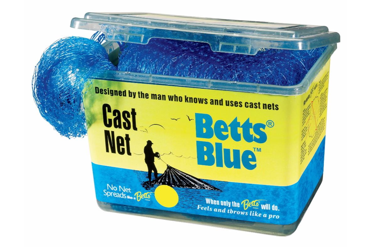 Betts Bluee Mono Cast Net 8' 1/2' Mesh, 15B-8