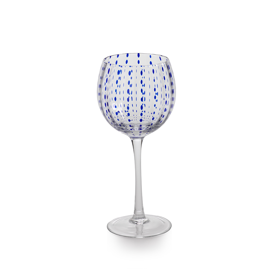 Sea Urchin Dot Wine Glass