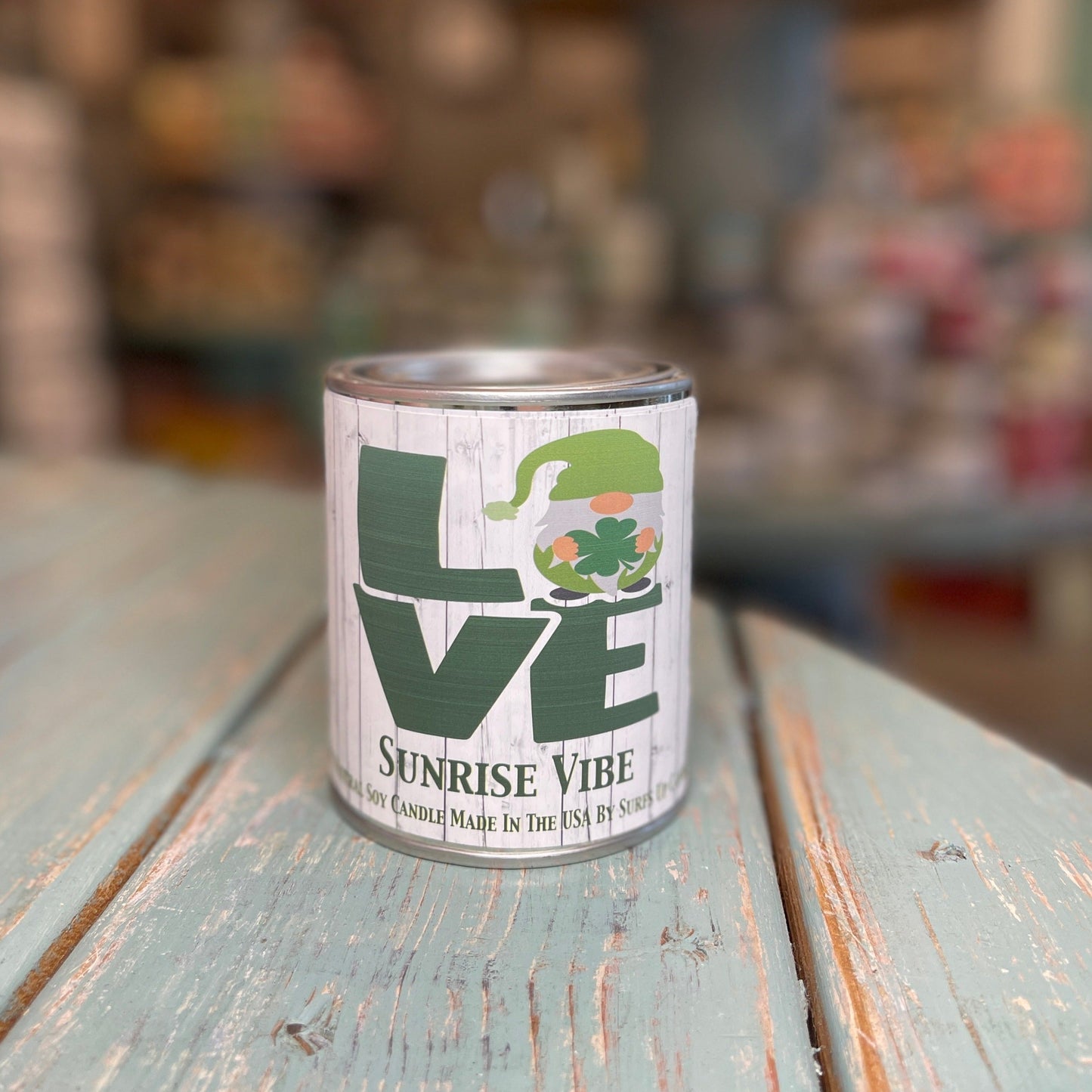 LOVE Sunrise Vibe Paint Can Candle - St. Patrick's Day Collection