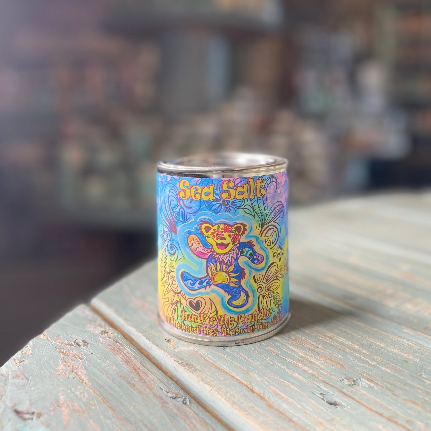 Sea Salt Bear Paint Can - Grateful Dead Inspired Collection