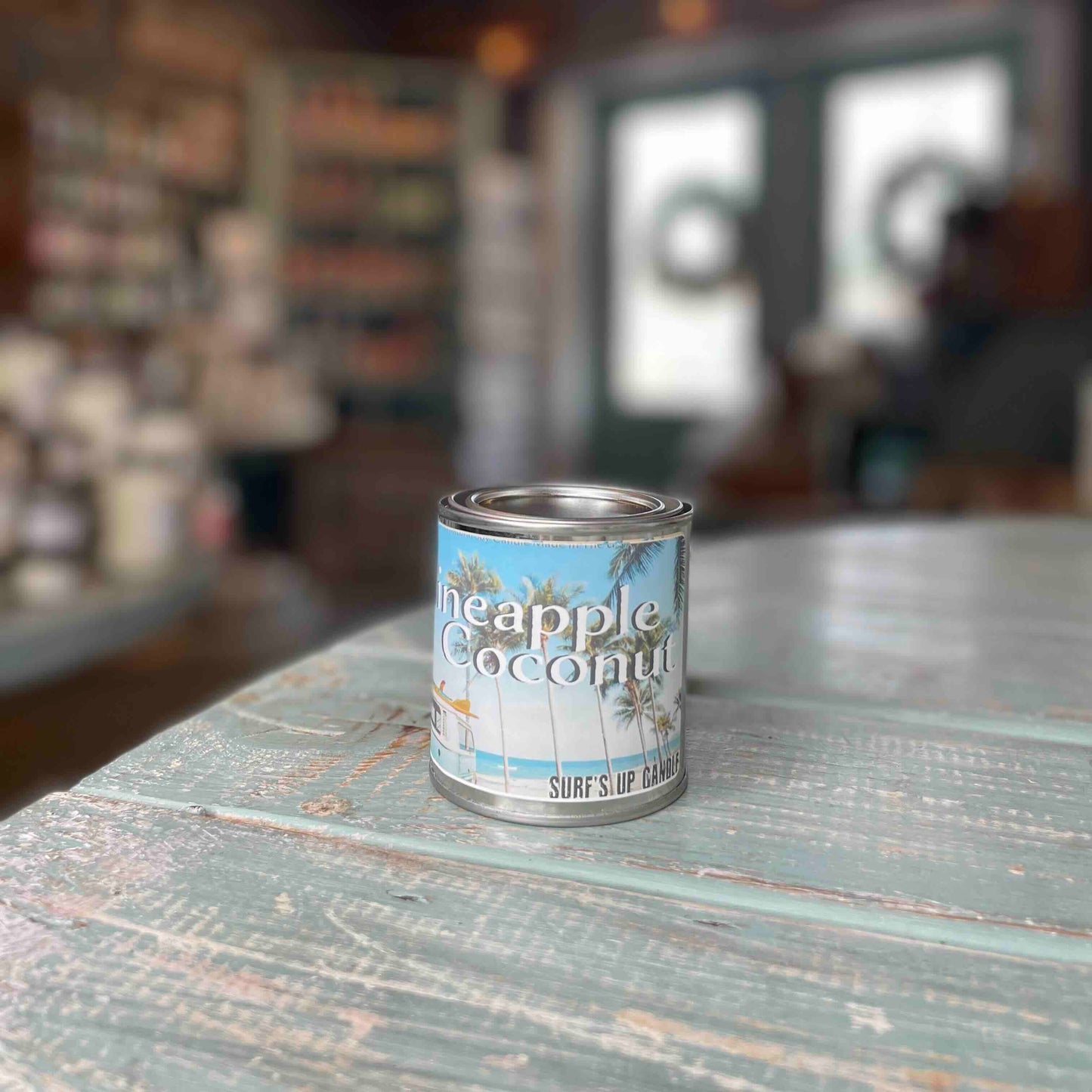 Pineapple Coconut Paint Can Candle - Vintage Collection