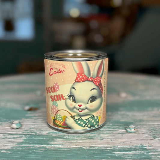 Bunny Sea Salt Paint Can Candle - Easter Collection