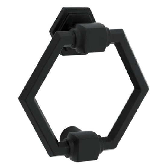 National Hardware N336-706 Powell Door Knocker, Matte Black