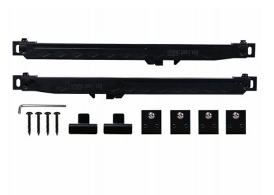 National Hardware N700-112 Sliding Door Soft Close Kit, Matte Black