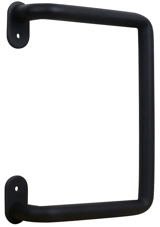 National Hardware N700-103 Troy Round Bar Pull, Matte Black