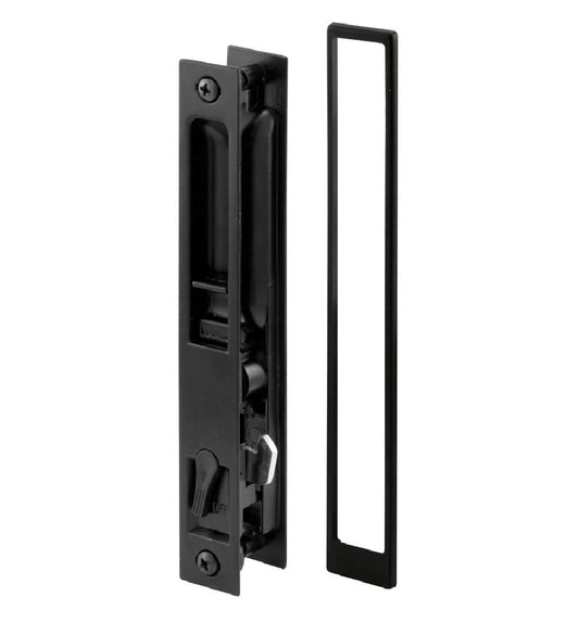 Prime-Line C 1101 Flush Sliding Patio Door Handle, Black