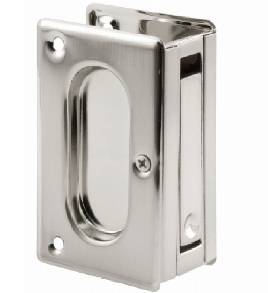 Prime Line N 7363 Pocket Door Pull, Satin Nickel