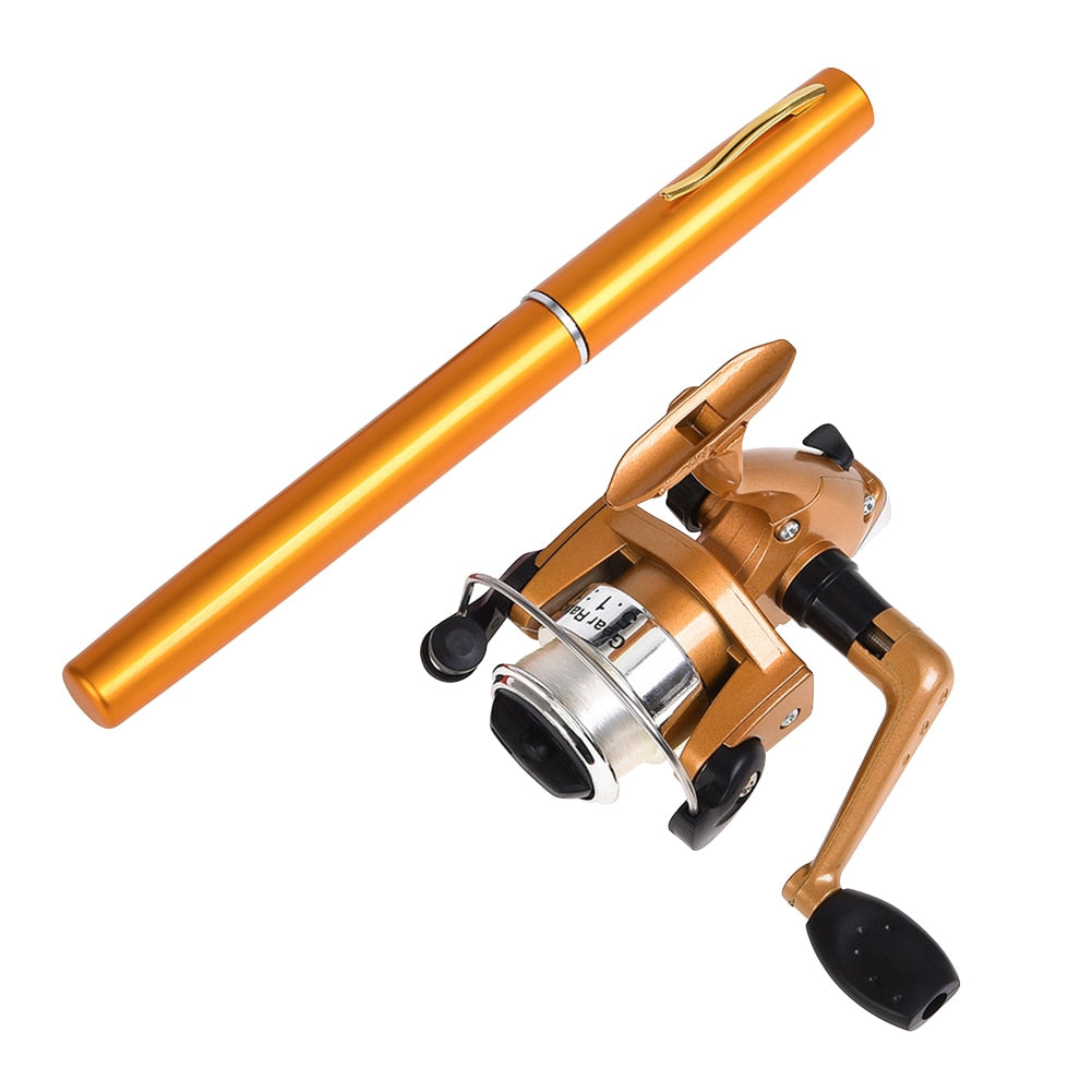 MiniTelescopic Rod and Spinning Reel yellow