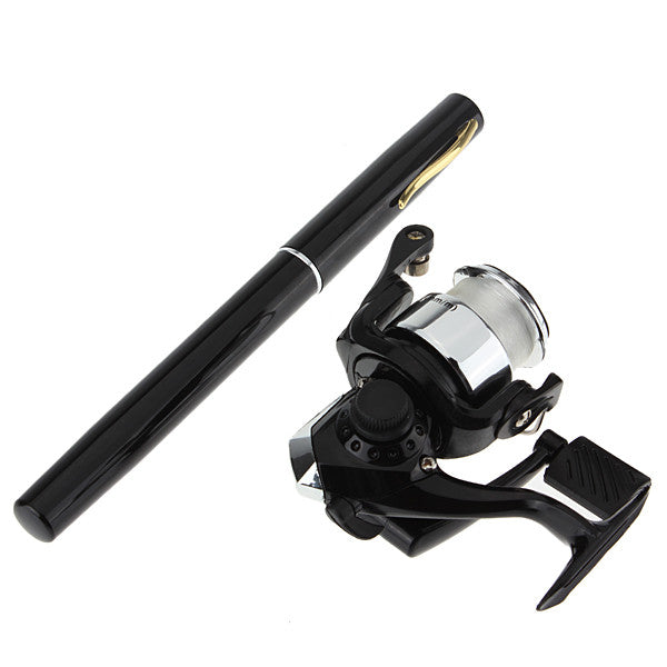 Mini Telescopic Portable Pocket Pen Fishing Rod Reel+Nylon Line set - GhillieSuitShop