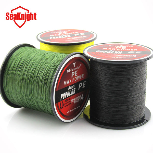 SeaKnight 300M Tri-Poseidon Series Japan PE Spectra Braided Fishing Line 8-60LB - GhillieSuitShop