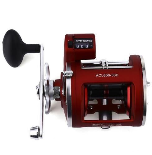 Fishing Reel & Electronic Depth Counter
