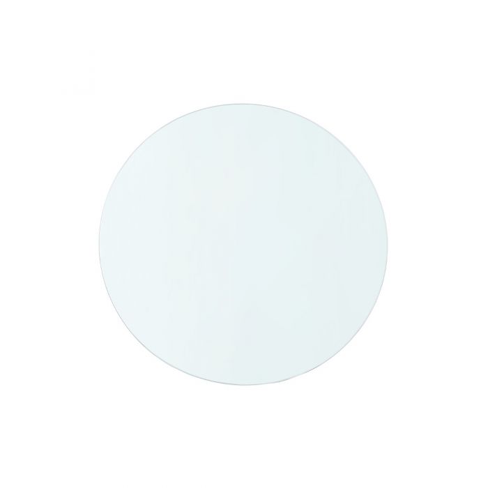 Bodrum Side Table Glass Top, Clear