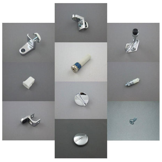 Hadrian 901000 Door Hardware Kit, Stainless Steel, In-Swing, Wrap Hinge