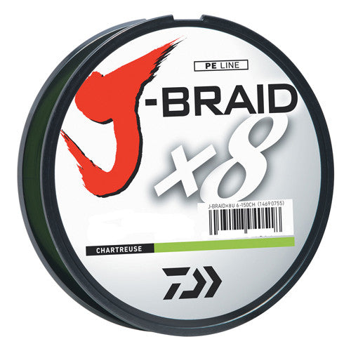 J-Braid 30lb Chartreuse 300m - GhillieSuitShop