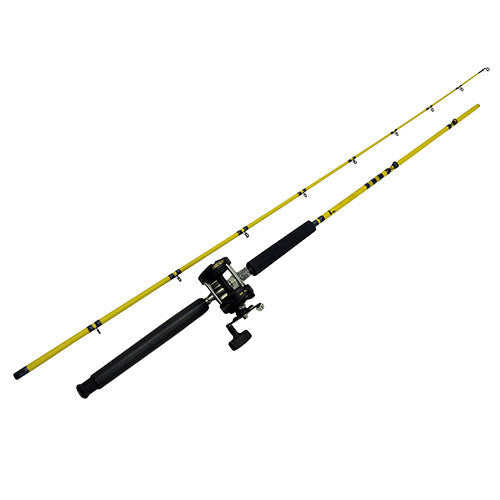 TrollCombo Rod/reel 2pc 8'6 LevelWndGlass - GhillieSuitShop