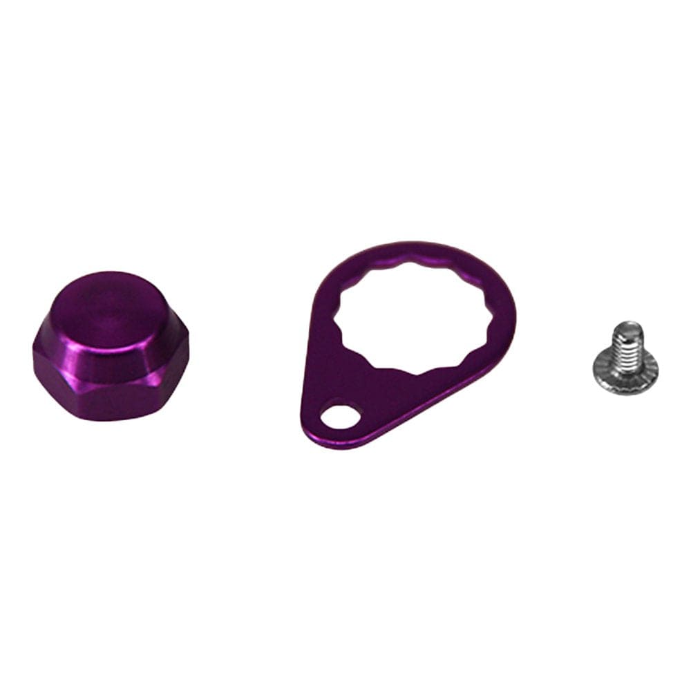 Fishing Reel Locking Plate Screw Nut Cap Bearing Cover DIY Fishing Reel Handle Accessory for Left/Right Shimano Baitcasting Reel