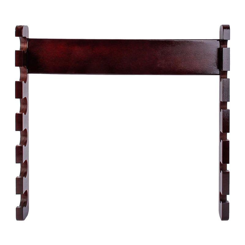 Fovolat Fishing Pole Holders|Wooden 6 Fishing Rod Holder for Garage|Wall Mount Rods Rack Organizer Storing Fishing Poles Accessories (21.2X19.6X20 in 1KG)