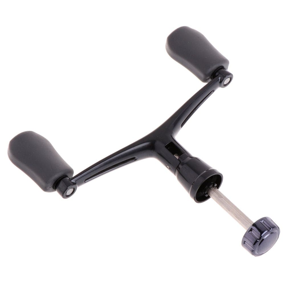 Heroneo Fishing Handle Reel Double Knob Replacement Spinning Accessories Aluminum Alloy