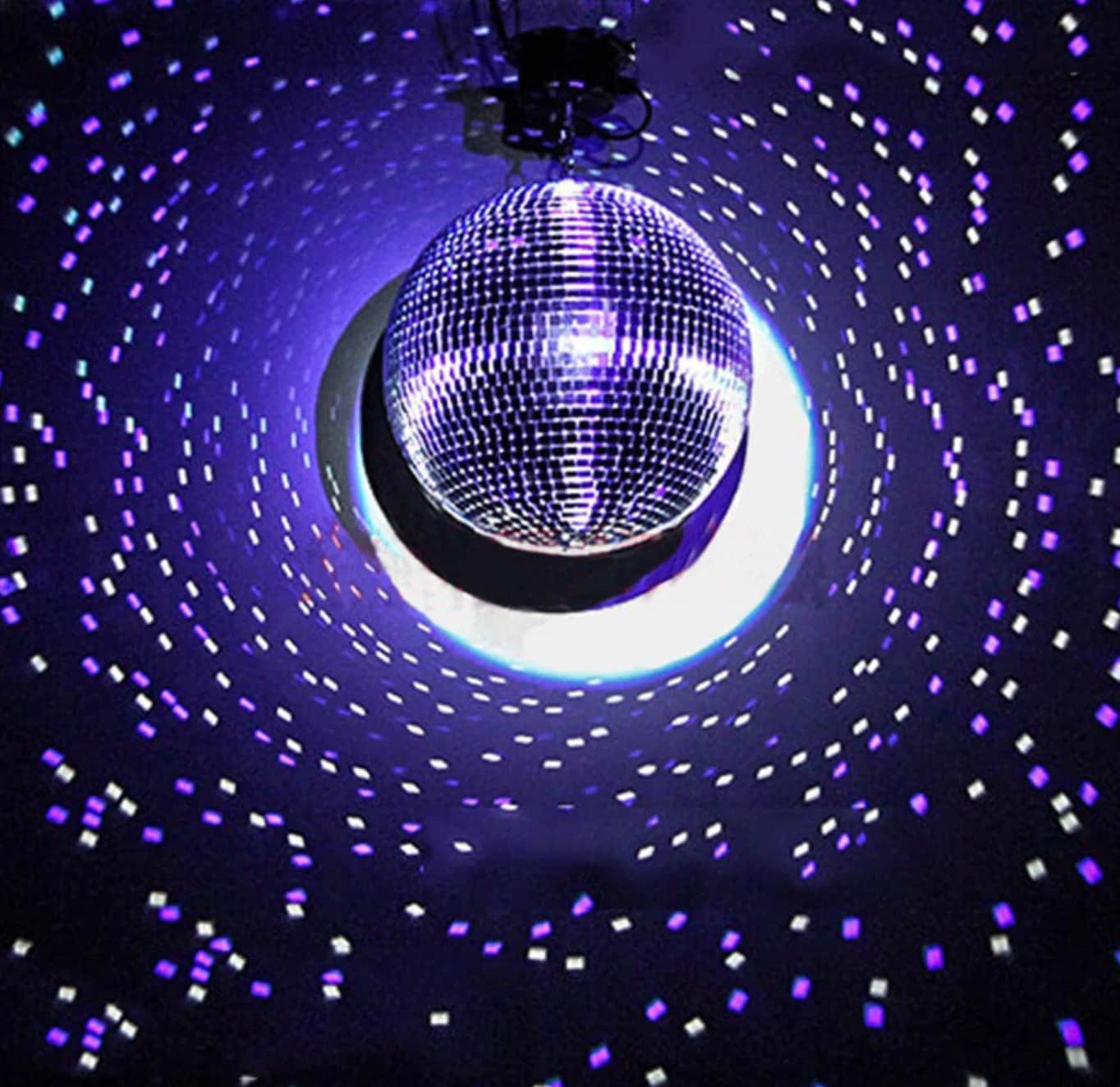 Disco Rotating Motor Spinning Disco Ball Hanging Glass