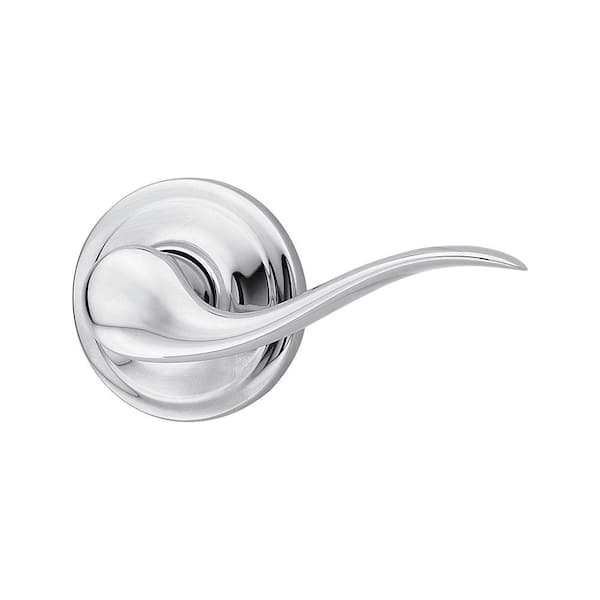 Passage Door Handle Polished Chrome Hall Closet Universal Microban Antimicrobial