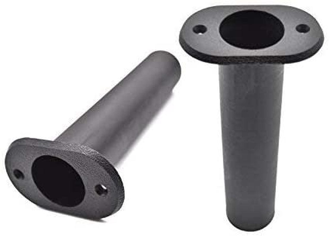 MARINE CITY 90 Degree Black Plastic Flush Mount Fishing Rod Holder 4 Pcs