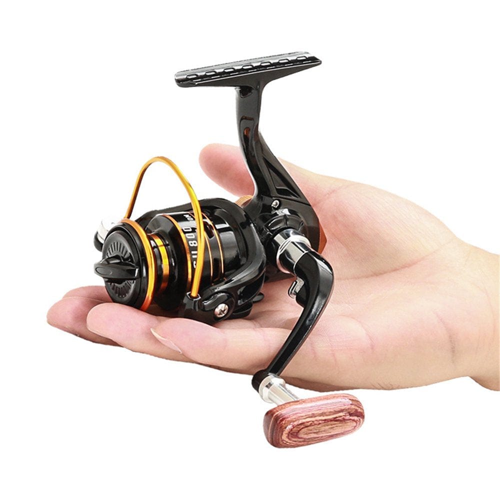 Mulanimo 800 Type Fishing Reel Folding Rocker Micro Spinning Wheel Fishing Accessories
