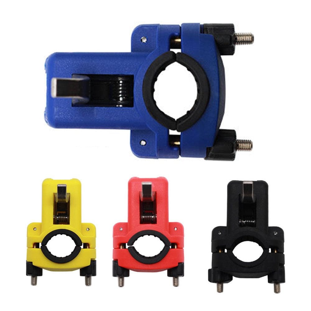 Mybeauty Fishing Rod Bracket Adjustable Fixed Durable Boat Pole Mount Holder Accessory Black