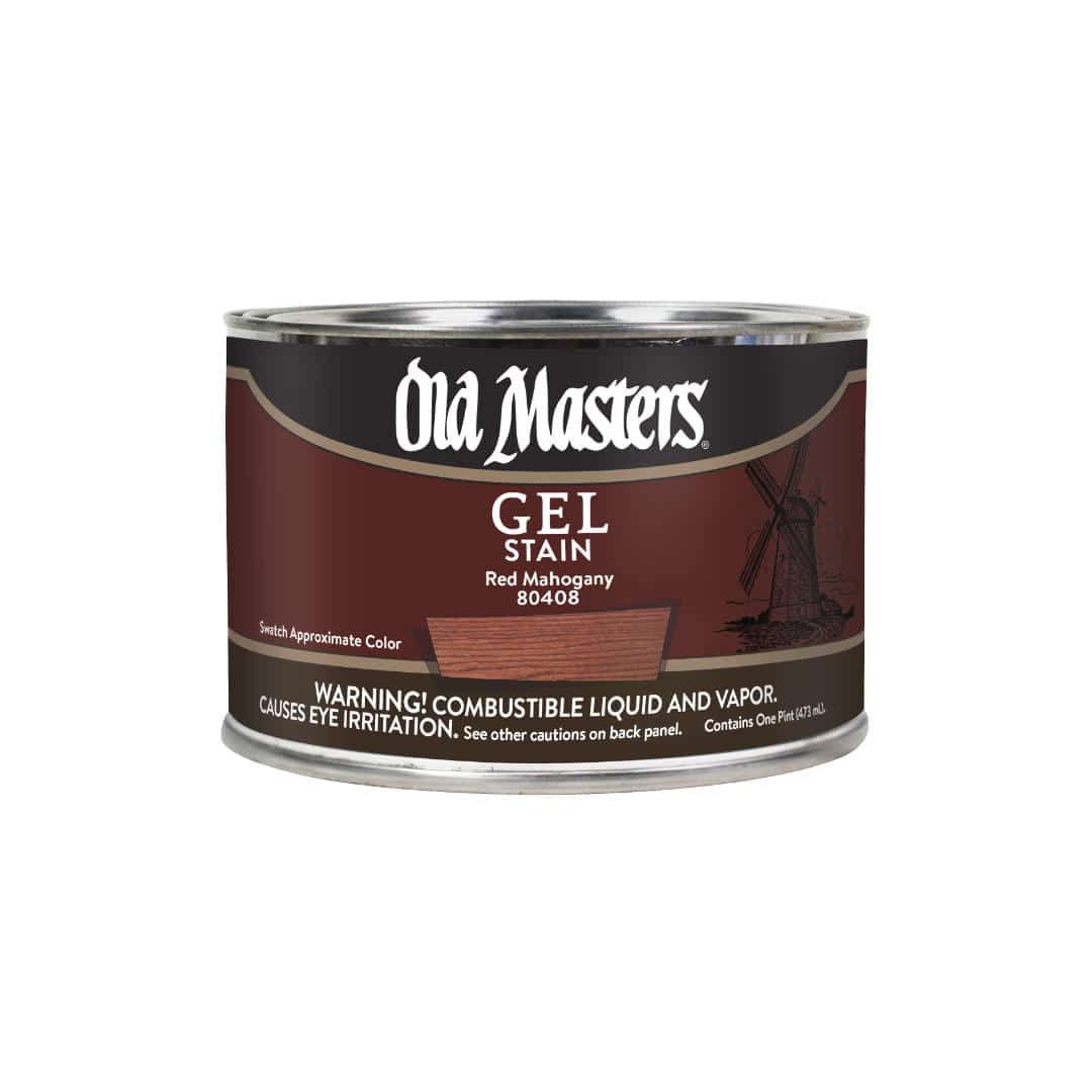Old Masters Oil Based Gel Stain - Pint / Red Mahogany -