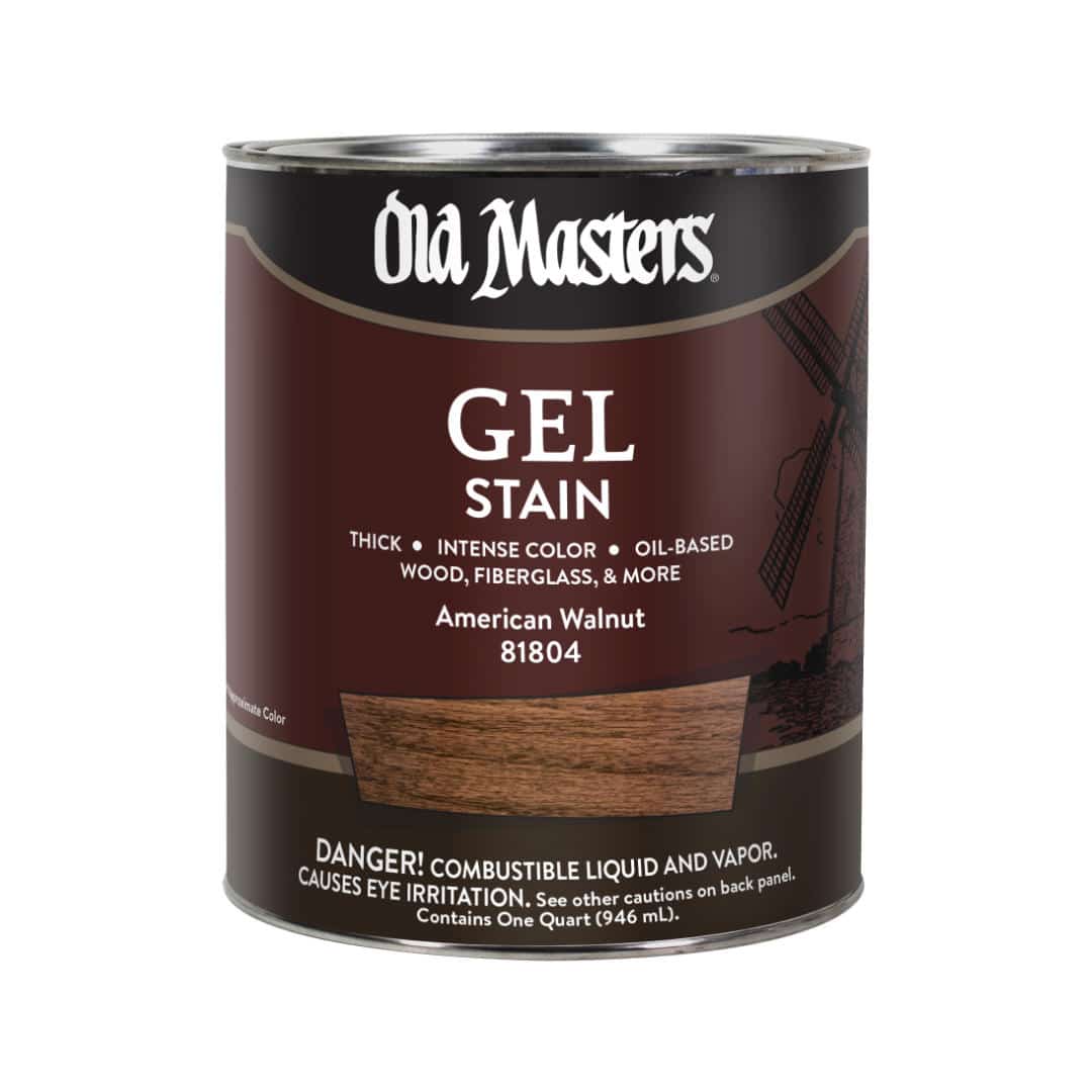 Old Masters Oil Based Gel Stain - Quart / American Walnut -
