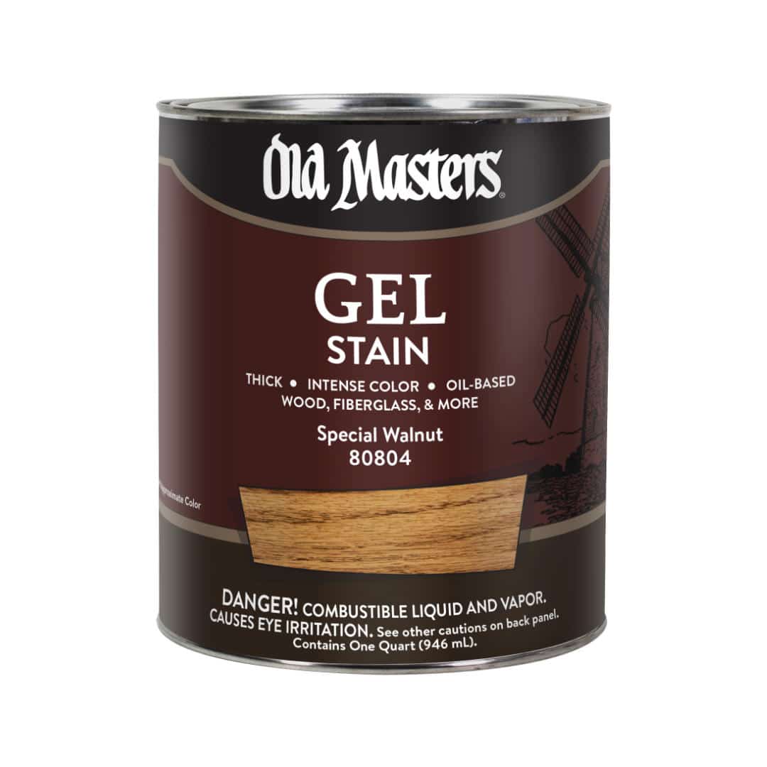 Old Masters Oil Based Gel Stain - Quart / Special Walnut -