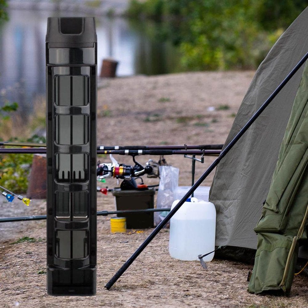 Portable Fishing Rod Holder Fishing Box Fishing Barrel Accessories Boat Standing Blue